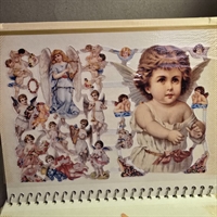 Glansbilledalbum-helark-enkelte-engle-børn-gamle